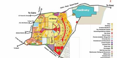 Карта нового міста Каїр 