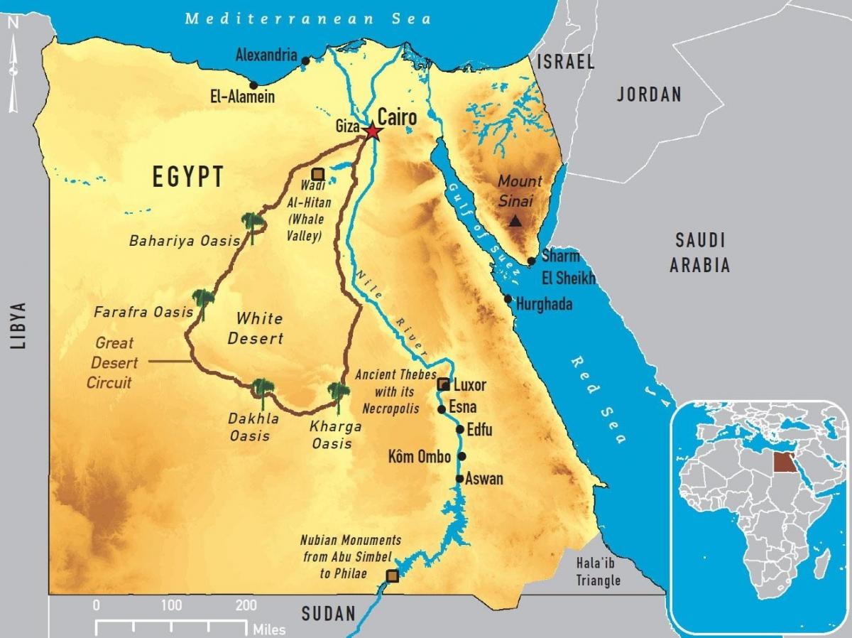 Каїр на карті світу