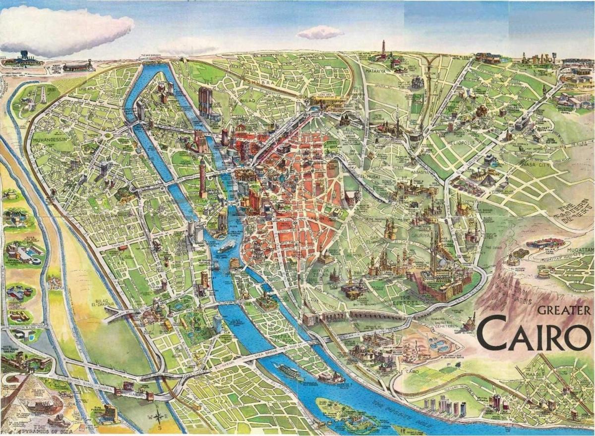 Карта старого Каїра