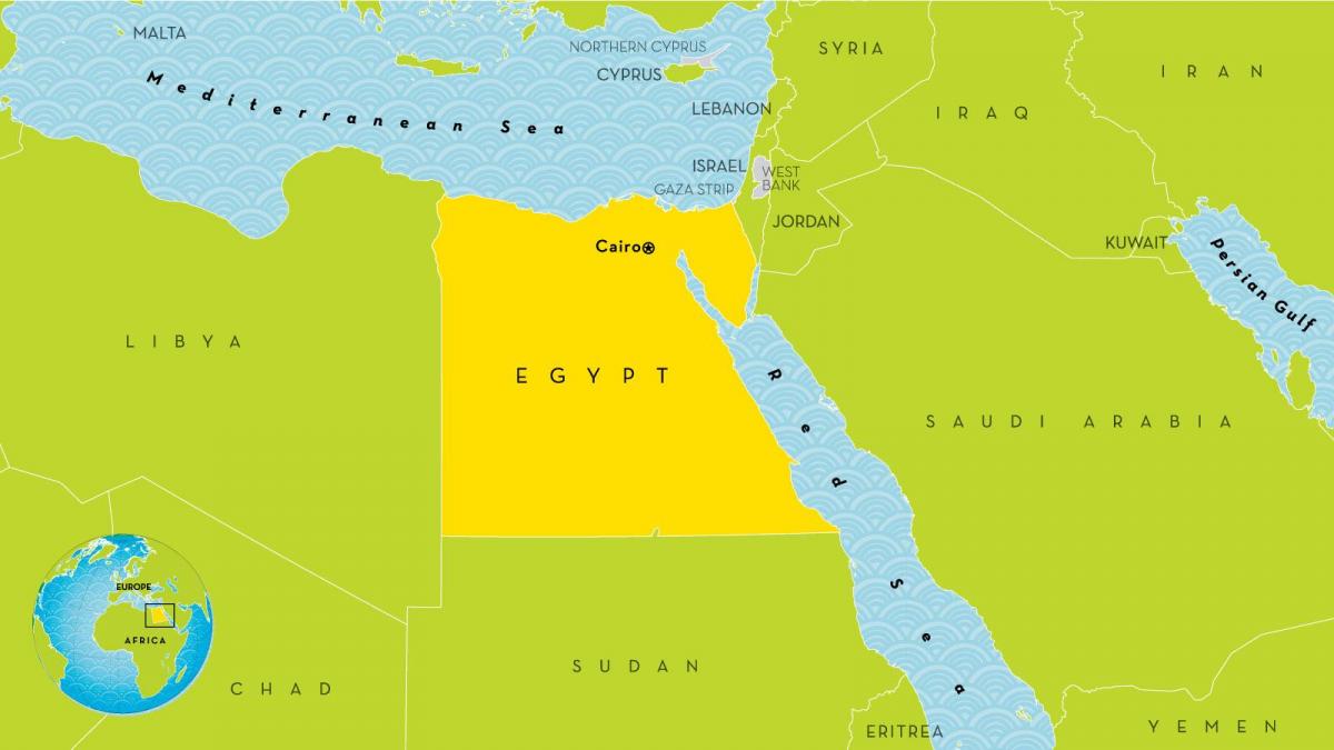 столиця Єгипту на карті